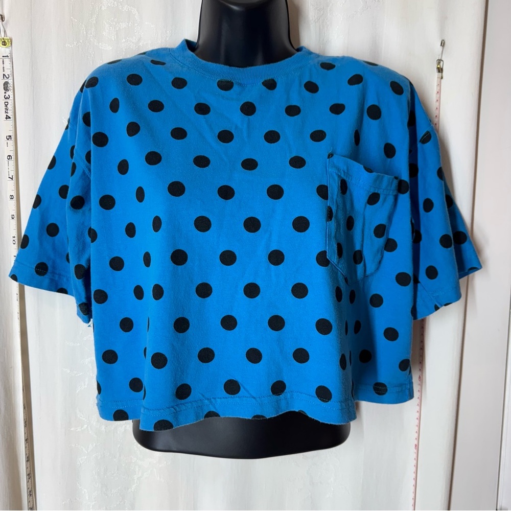 Vintage Betty Blue Crop Top